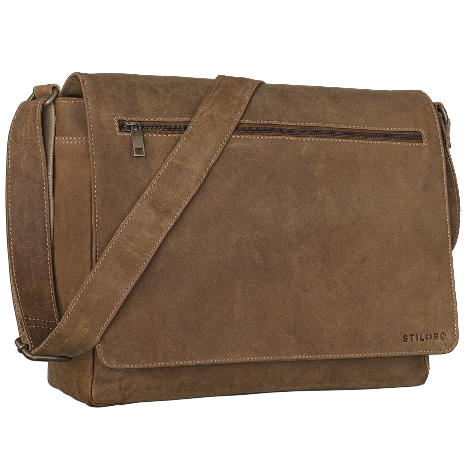 Ledertasche zum Umhängen Laptoptasche