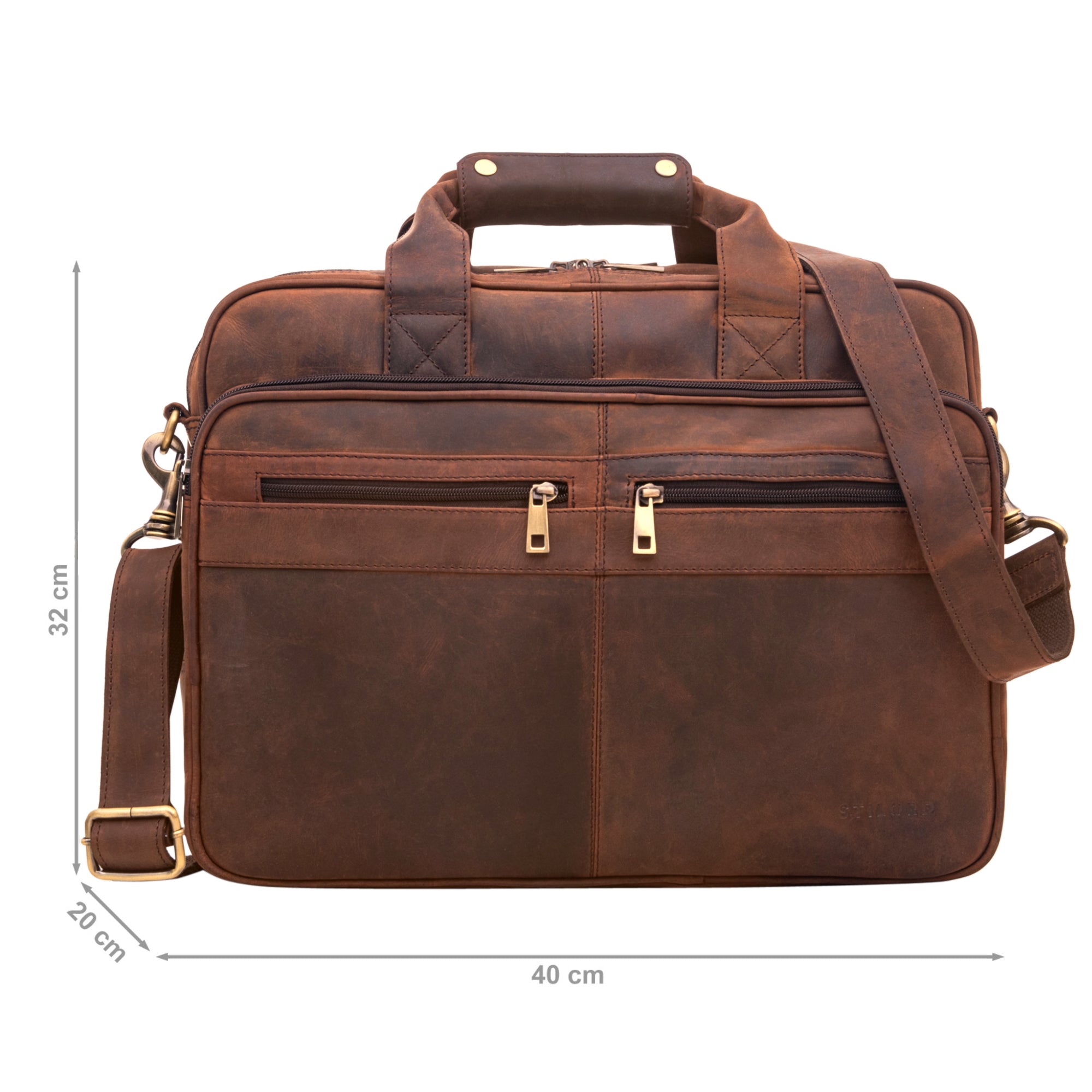 Lehrer Tasche Herren braun