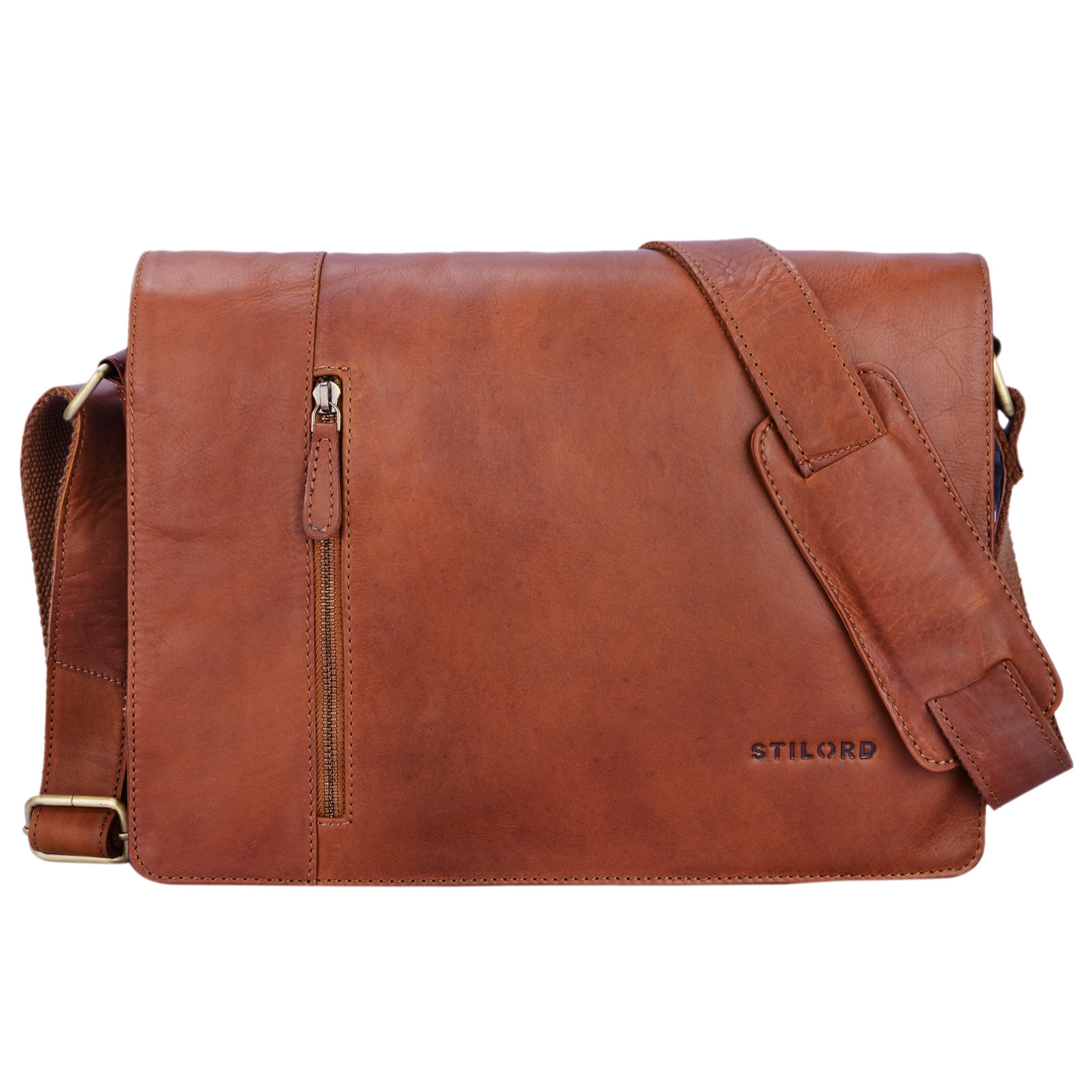 Ledertasche Umhängetasche Herren braun