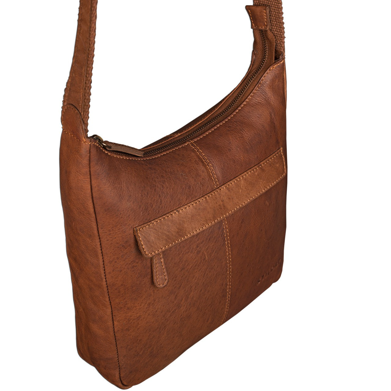 Partytasche Leder braun