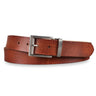 Kožený opasek hnědý 34 mm zkracovatelný