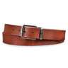 Kožený opasek hnědý 34 mm zkracovatelný