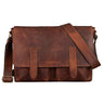 "Russell" Messenger Bag Laptop Bag Leather