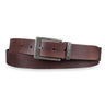 Kožený opasek Pánské hnědé univerzální zkrácené