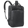 Laptoprucksack Leder groß schwarz für Herren und Damen