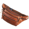 "Zion" Vintage Kožená Pásová Taška – Ledová Břichová Taška Fanny Pack