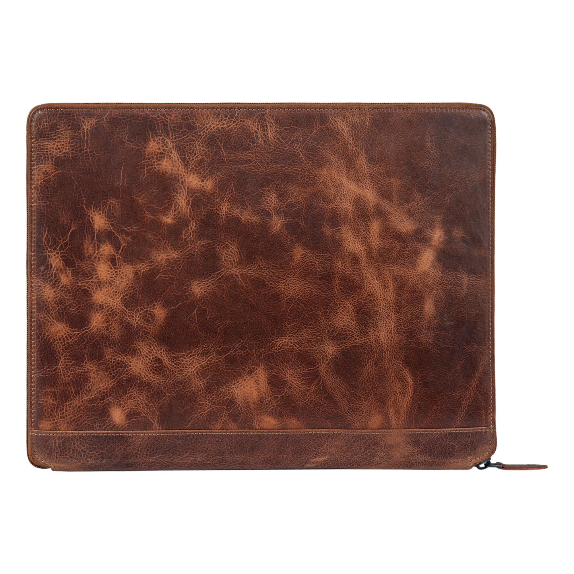 Retro Leder Schreibmappe A4 braun