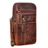 „Asher“ Kožený Opaskový Peněženka Pro Muže Vintage Crossbody Taška