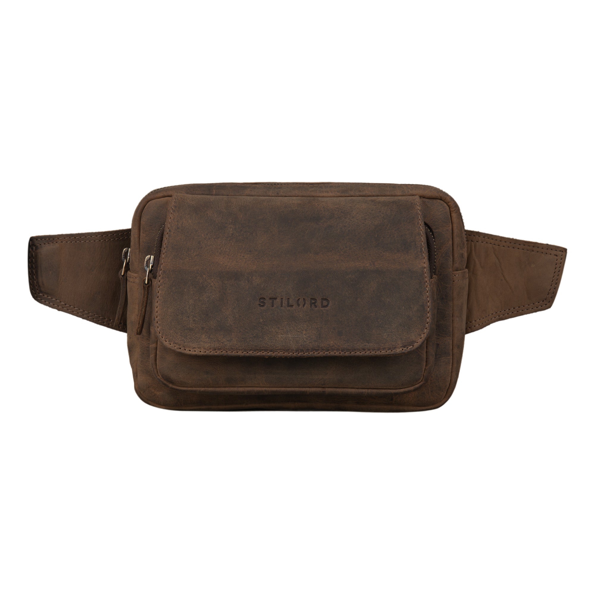Gürteltasche herren vintage Leder Braun