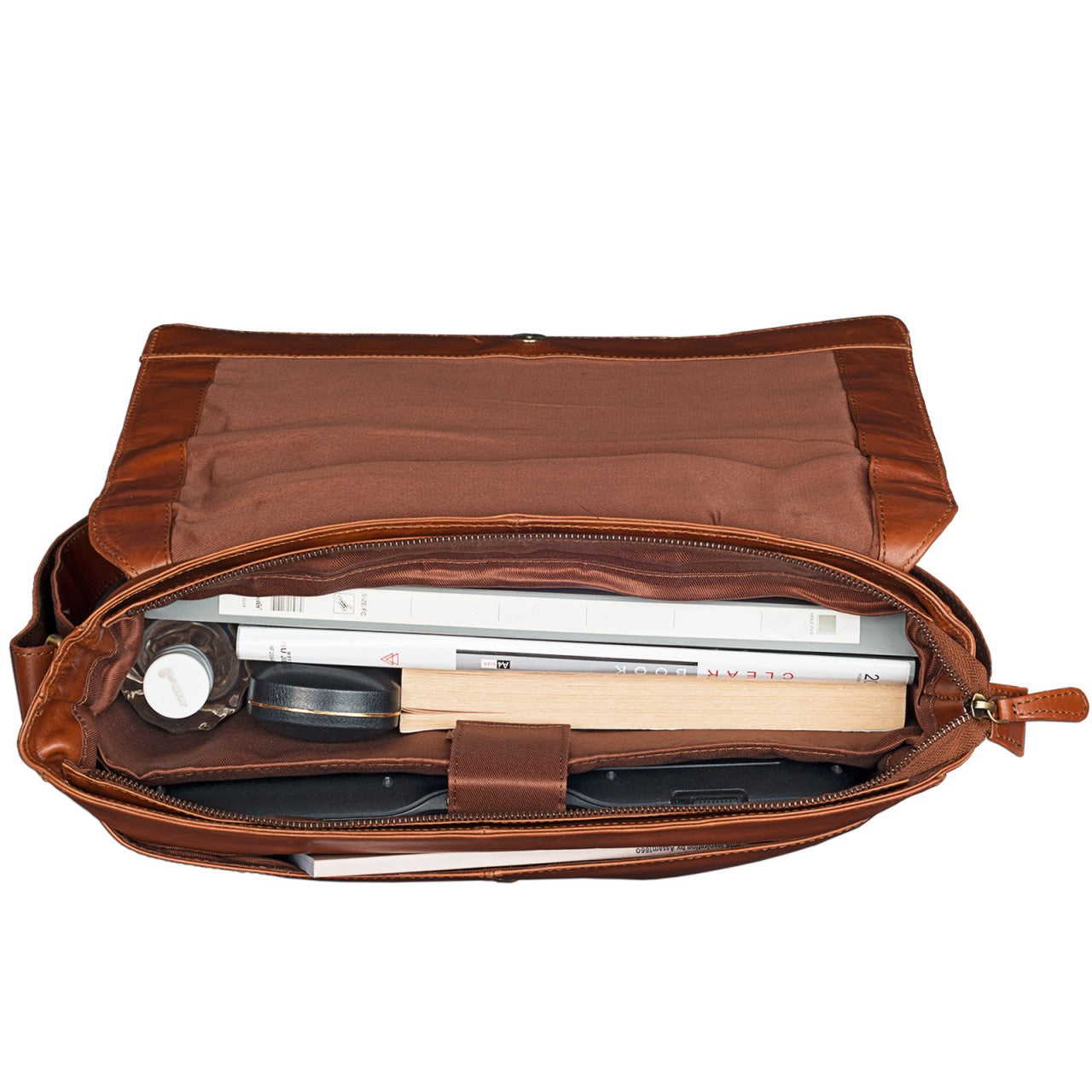 Leder Bürotasche braun