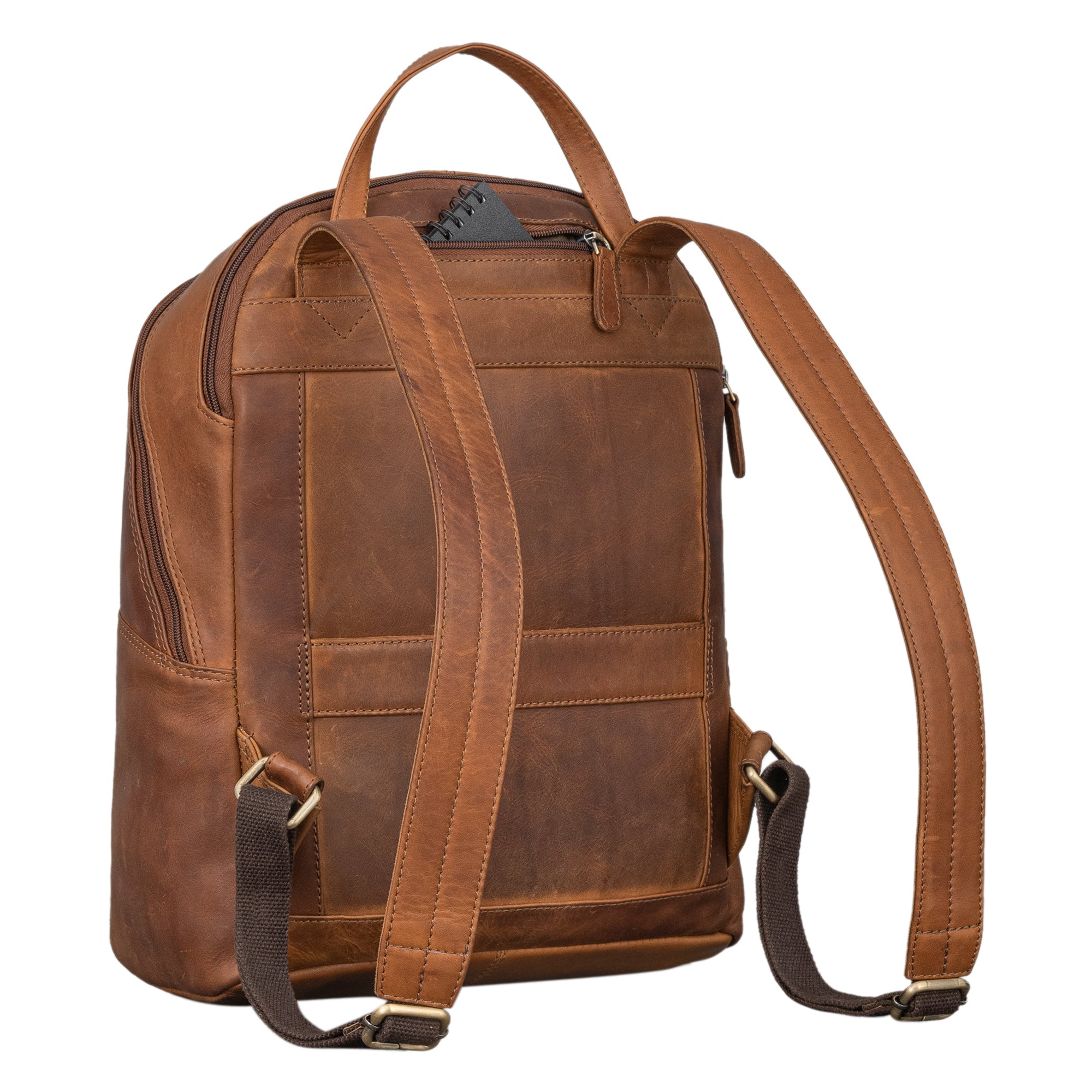 Echtleder Rucksack Damen braun