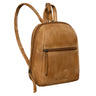"Lia" Mini Ruksak Dámský Kožený Vintage Malý Daypack