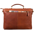 Echtleder Bürotasche braun