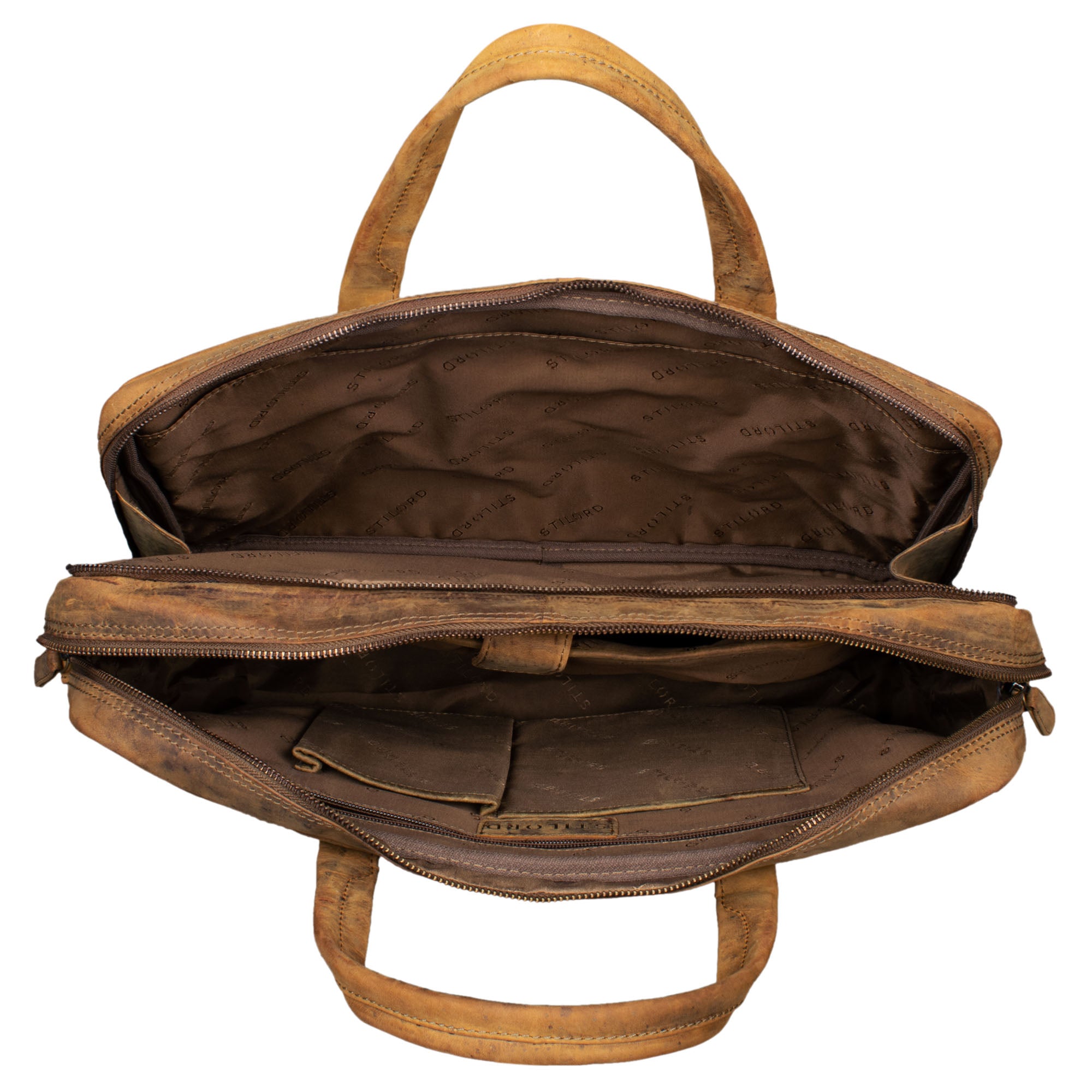 Echtleder Aktentasche Business Vintage braun