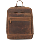 Rucksack elegant in braunem Echtleder