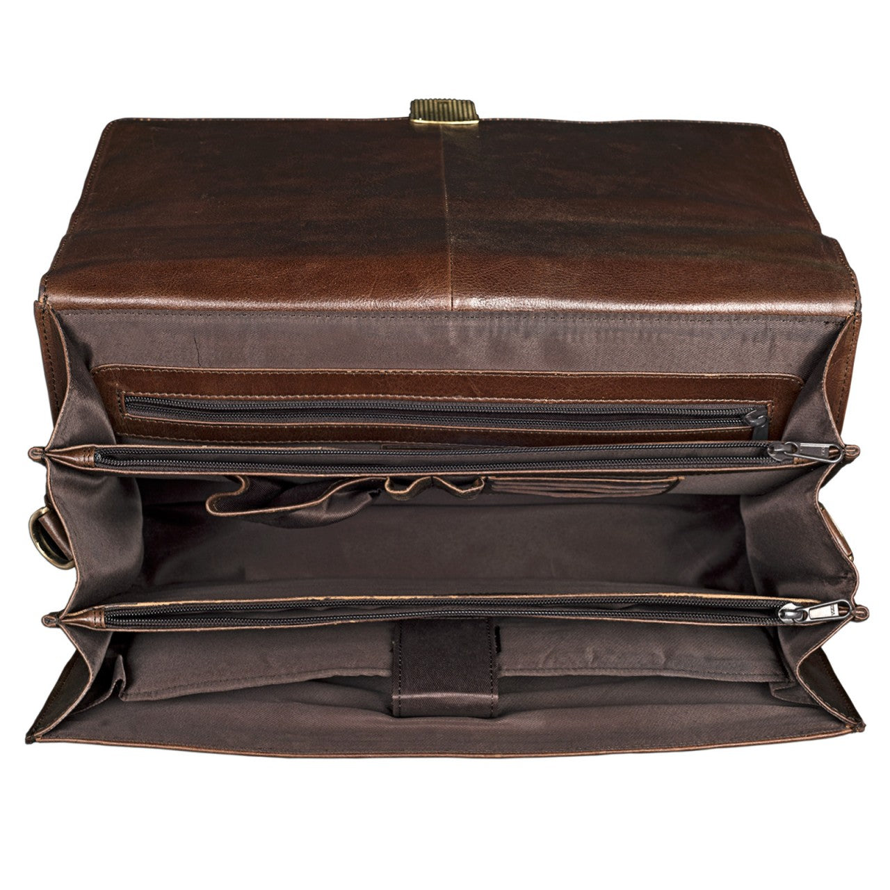 Dokumententasche Leder braun