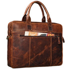 Businesstasche echtes Leder braun