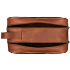 Kulturbeutel Leder Vintage