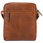 Leder Cross Over Bag Herren Vintage klein