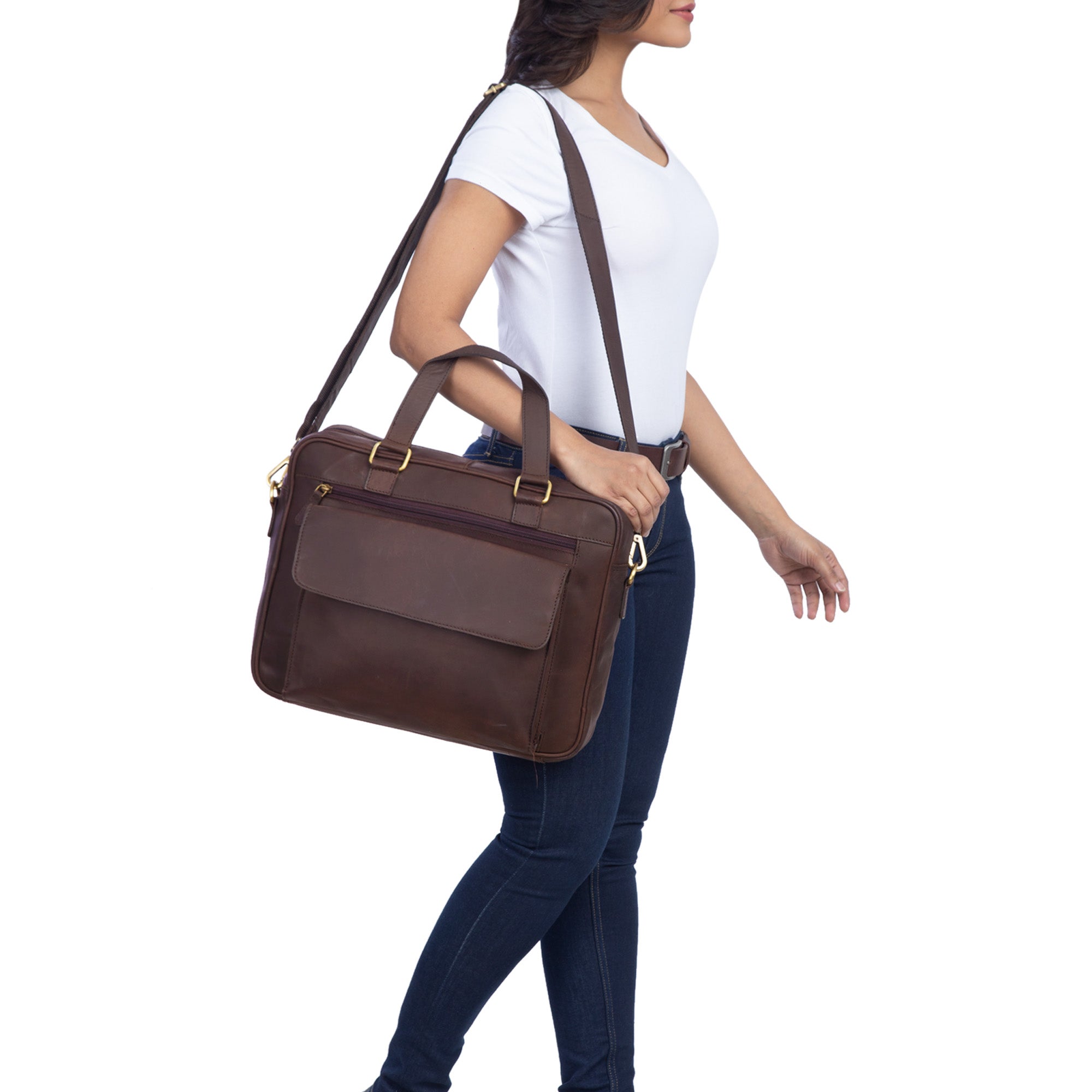 Business Leder Umhängetasche für Damen