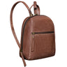 "Lia" Mini Ruksak Dámský Kožený Vintage Malý Daypack