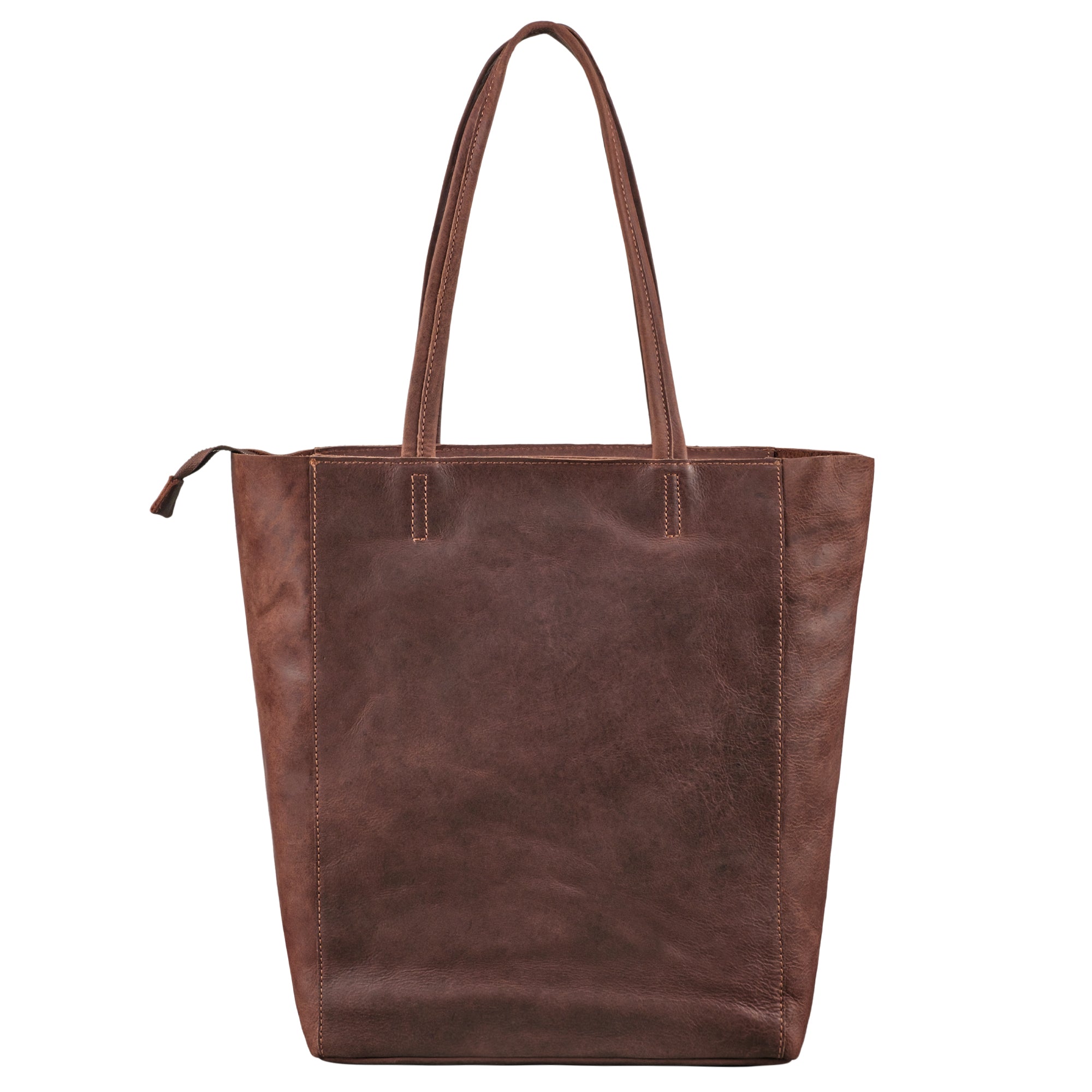 große Tasche Damen Leder braun