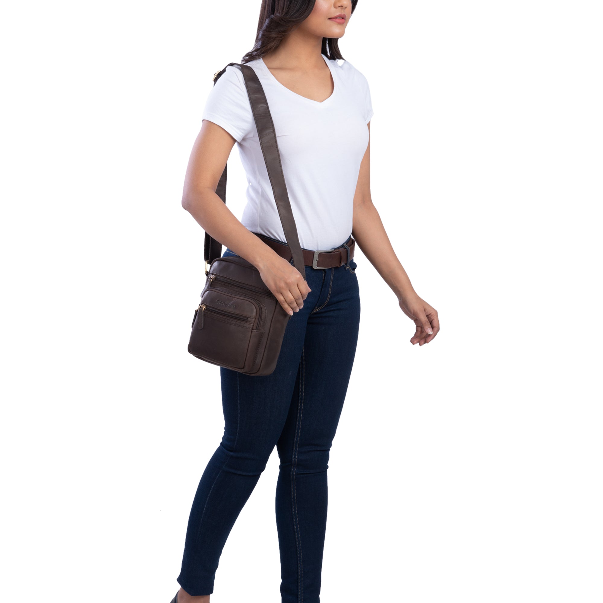 Damentasche leder frauen braun