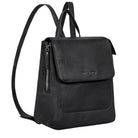 Tagesrucksack klein in Echtleder schwarz