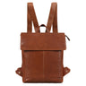 Charlie" Vintage Kožený Rucksack Hnědý Střední Daypack pro Muže