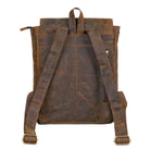 Klassischer Rucksack Echtleder braun