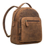 "Kima" Vintage Batoh Dámský Malý Kožený Městský Rucksack