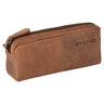 "Spencer" Vintage Kožené Etui S Zipem Organizér Na Kosmetiku
