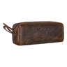 "Linus" Vintage Stiftetasche Etui echtes Leder für Kinder und Erwachsene