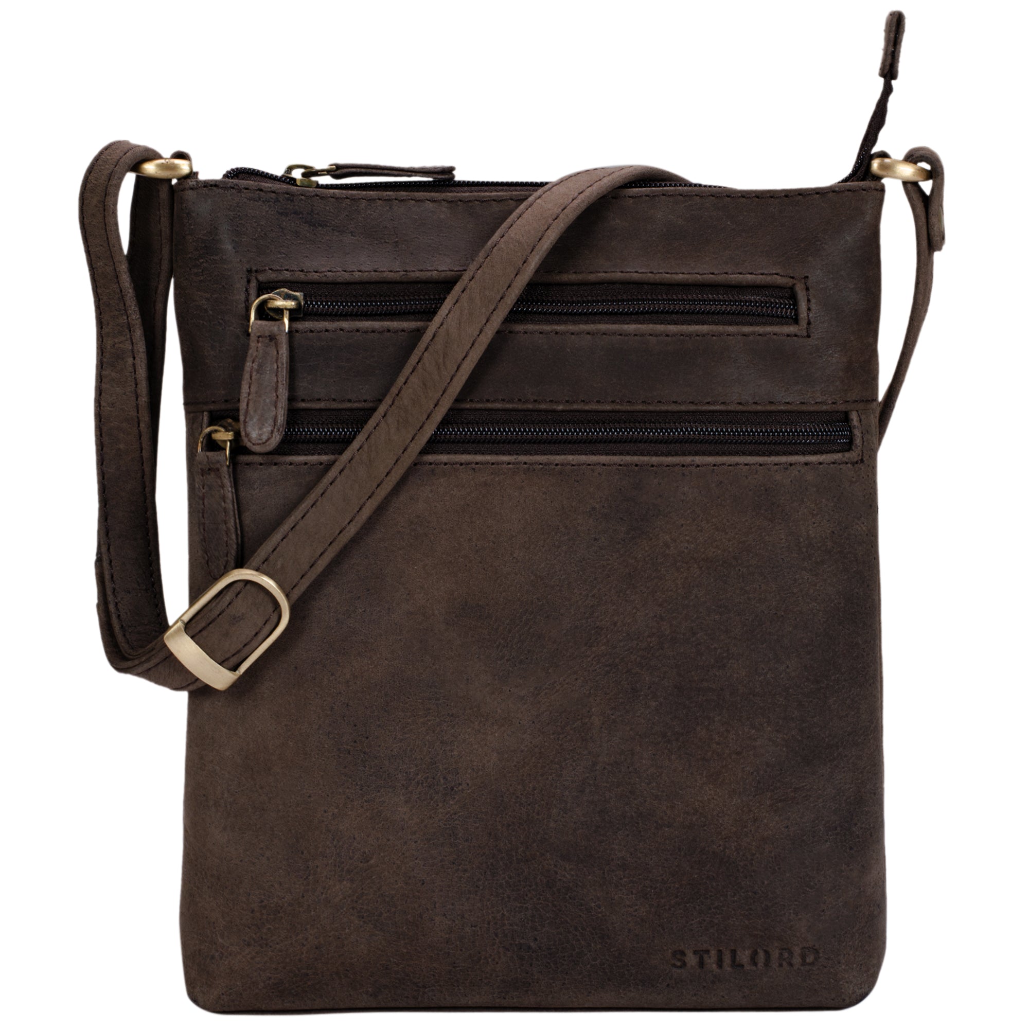 Ledertasche Umhängetasche Frauen braun