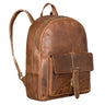 Vintage Rucksack Groß Seitenansicht