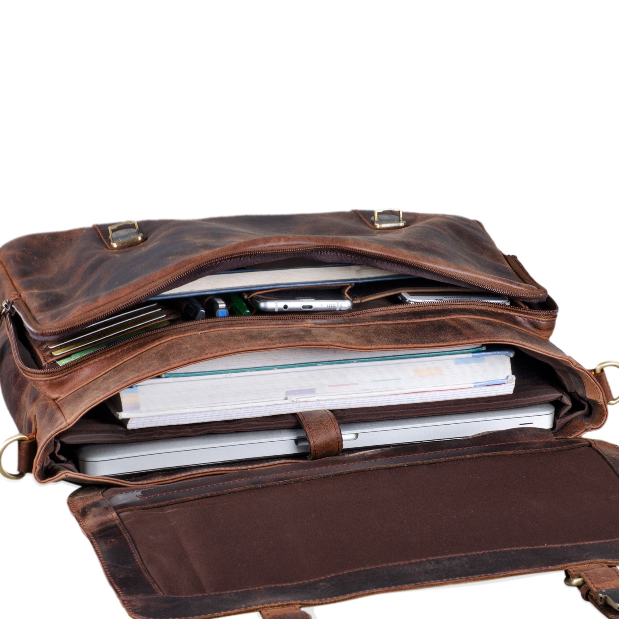 XL Businesstasche LEder braun