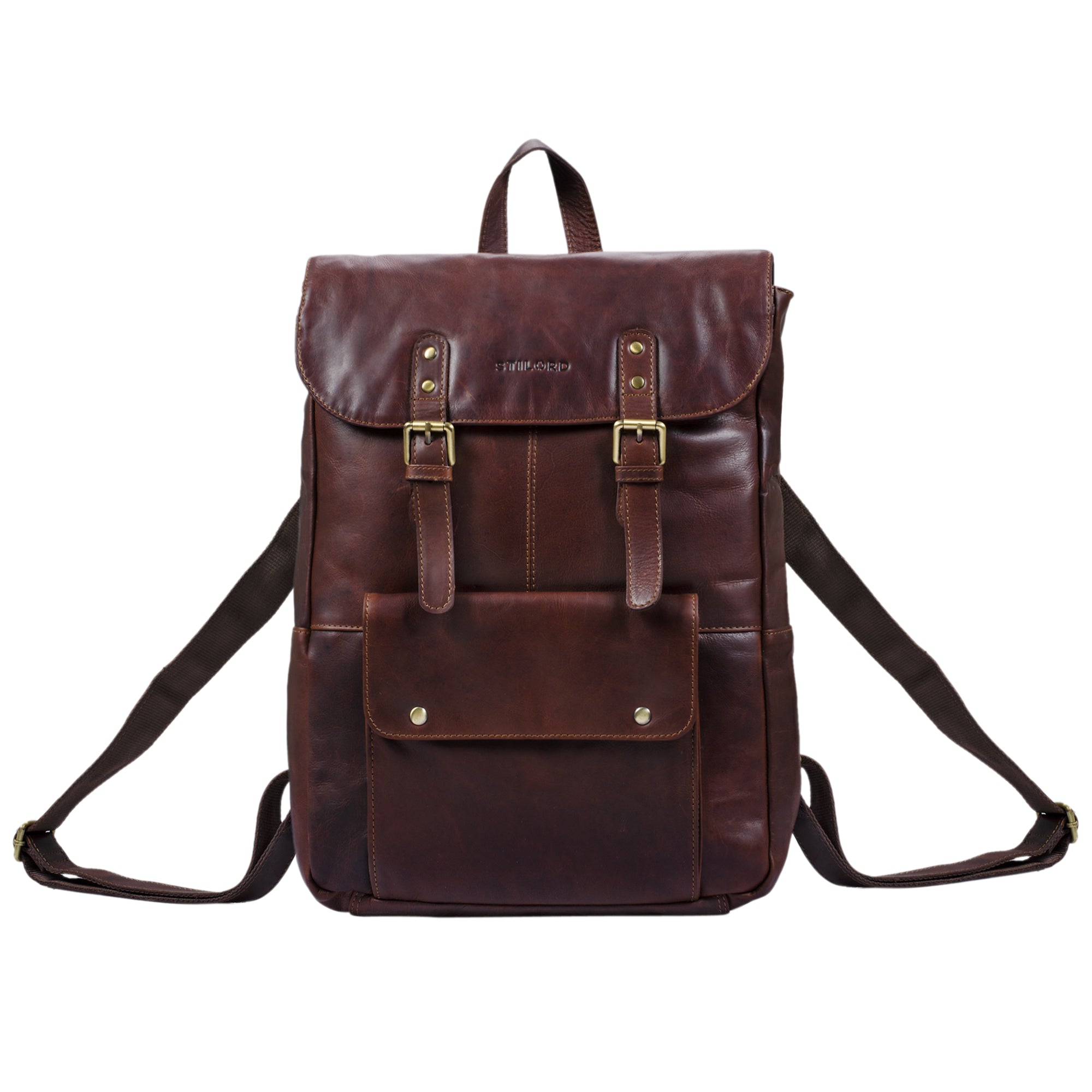 Leder Daypack Rucksack XL