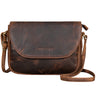 "Esther" Dámská Kožená Kabelka, Vintage Styl, Crossbody Taška