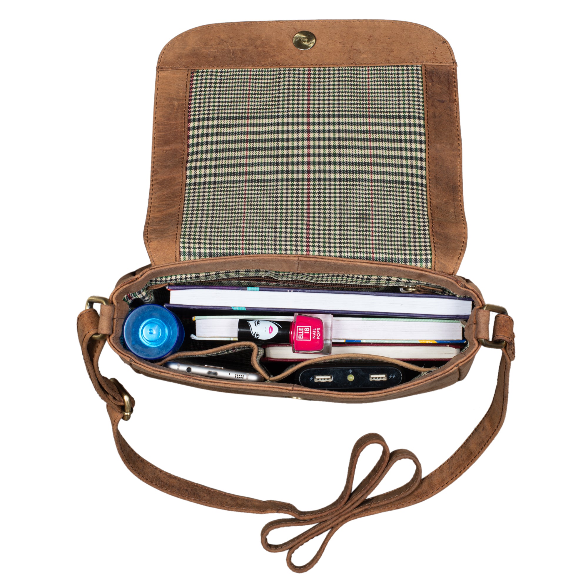 Handtasche Damen Umhängetasche Leder