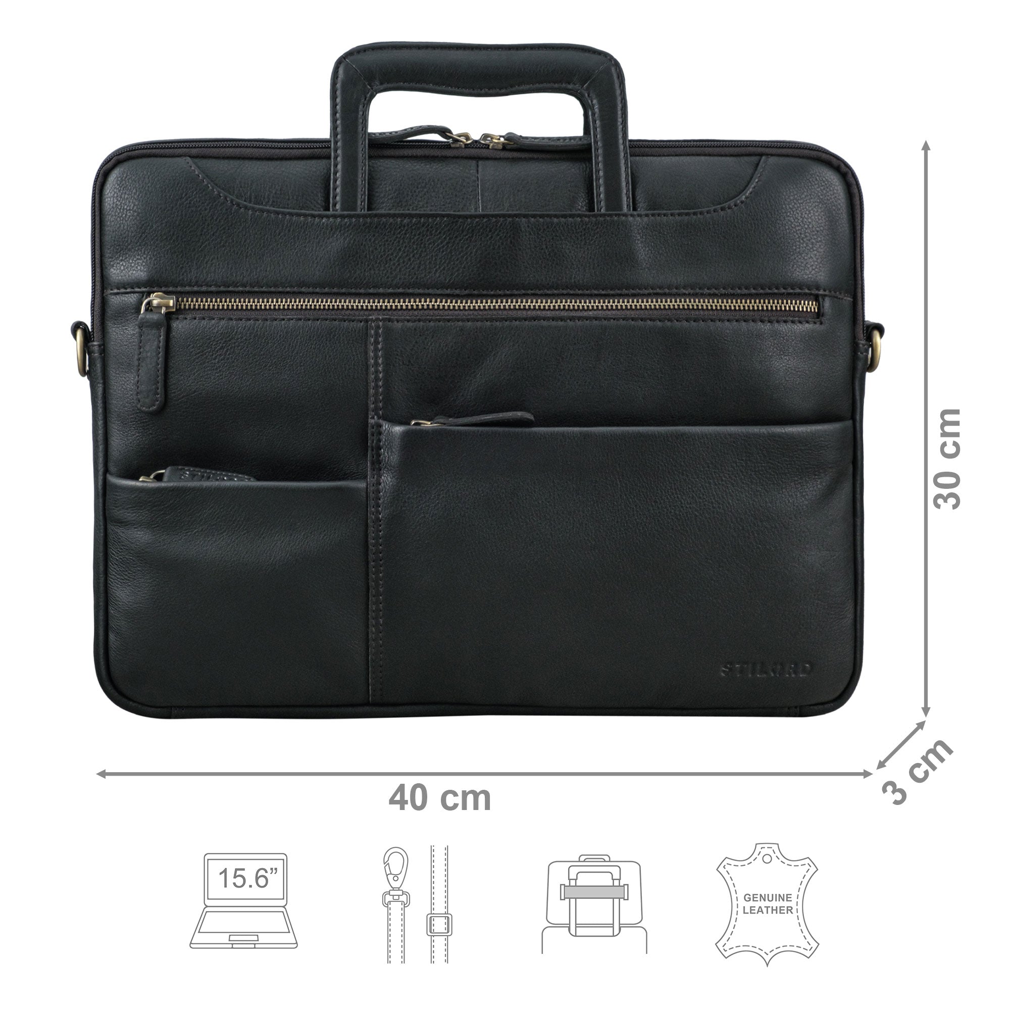 Leder Henkeltasche für Männer