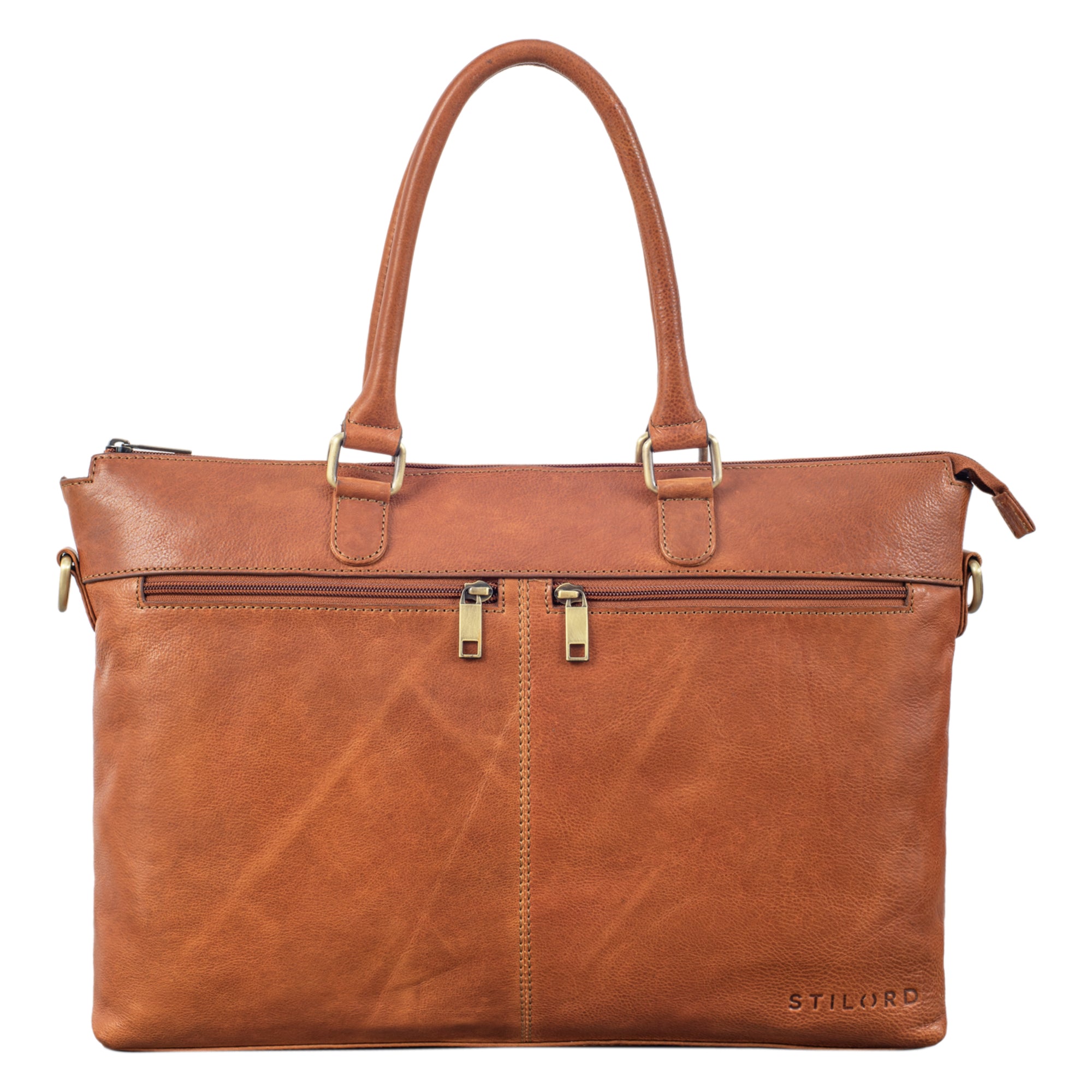 Umhängetasche Leder Business braun