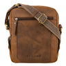 „Nash“ Pánská Kožená Taška Vintage Malá Messenger Taška Na Rameno