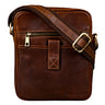 "Brent" Malá Kožená Messenger Taška Crossbody Pánská Taška přes Rameno