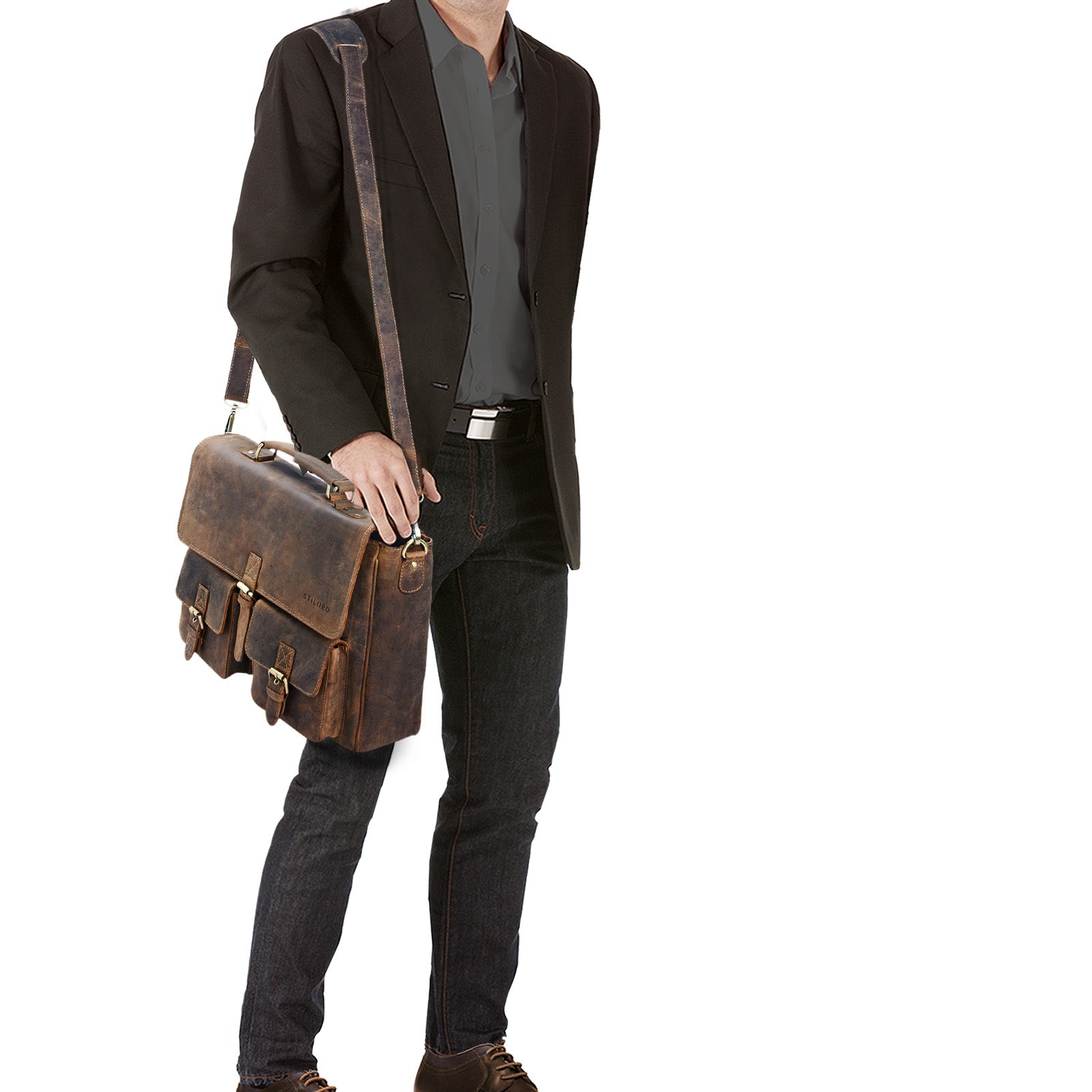 XL Herrentasche Leder