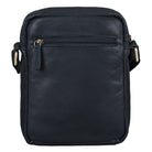 Schwarze Herren Handtasche Leder