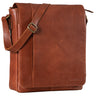 "Paul" Kožená Pánská Taška Rameno Vintage Styl Messenger Bag Vertikál
