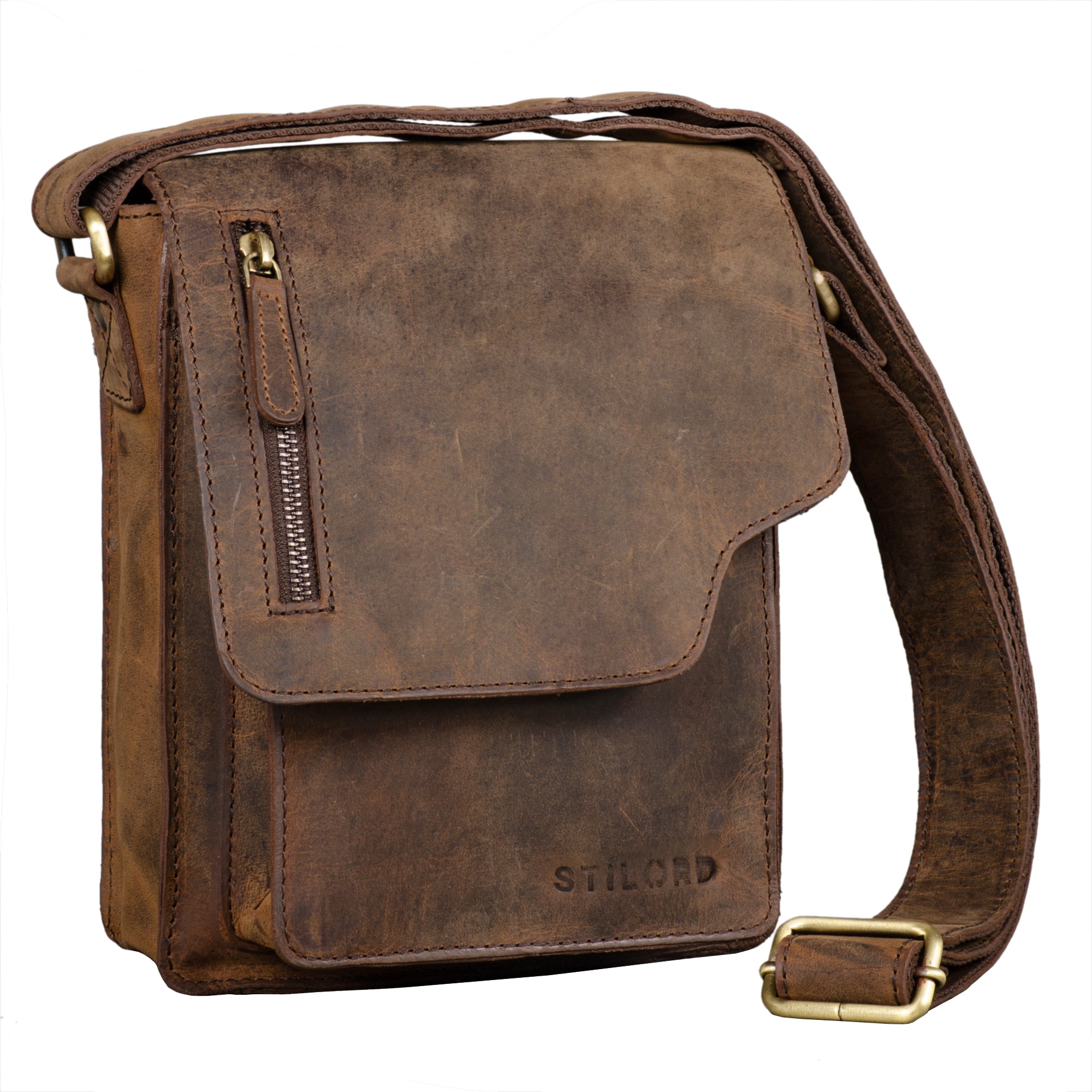 Kleine Herren Ledertasche Vintage