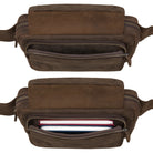 Leder Bauchtasche Herren Damen