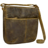 "Lucy" Dámská kožená crossbody kabelka