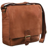 B-Stock "Timo" Vintage Messenger Bag Leather small